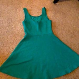 Mint green summer dress
